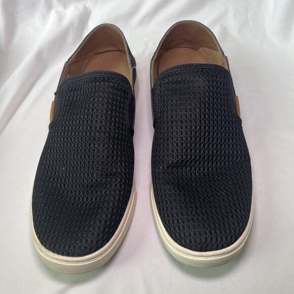 Olukai Pehuea Mesh Black Slip on Sneaker Shoes Womens Size 9.5 Collapsible Heel - Picture 13 of 13